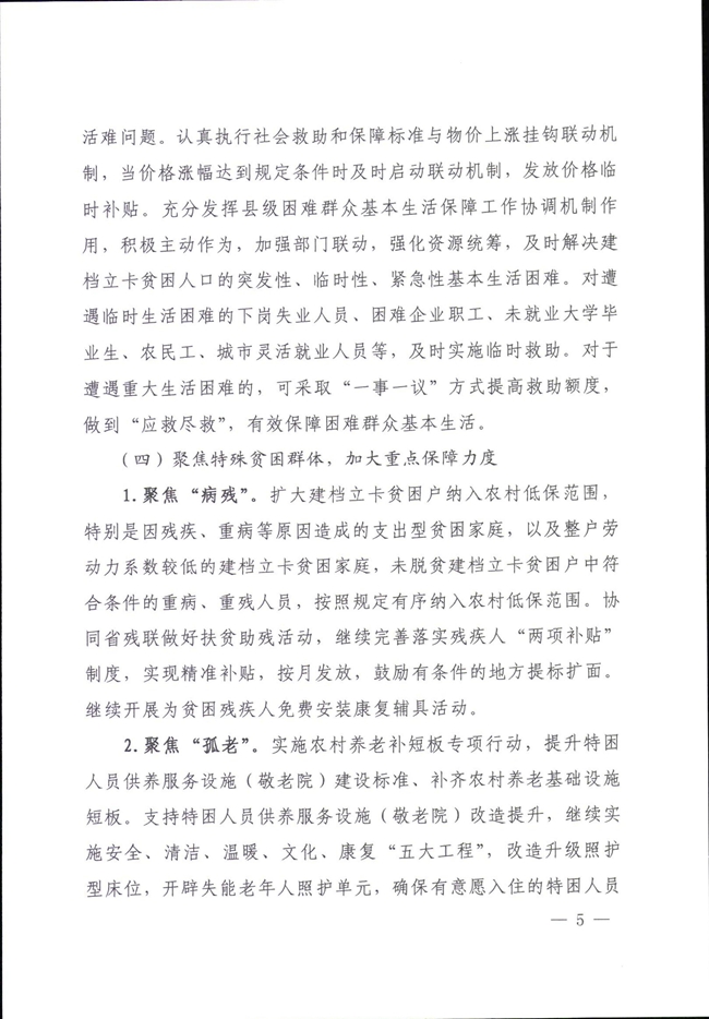 河南省民政厅关于巩固脱贫成果有效防止返贫的实施意见_00005